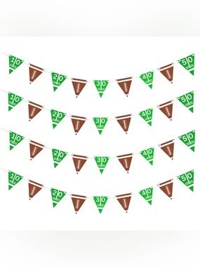 4E's Novelty 4 Pcs (9’ Each) Football Flag Banner
No DIY
MSRP $19.99
New NIP